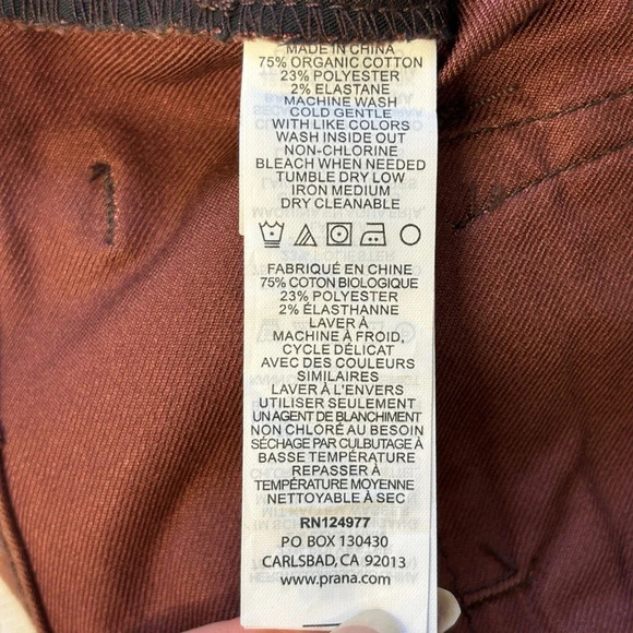 Prana Kayla Crop Chino Pant in Manzanita Size 0 - Picture 8 of 11